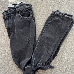 Black Distressed jeans